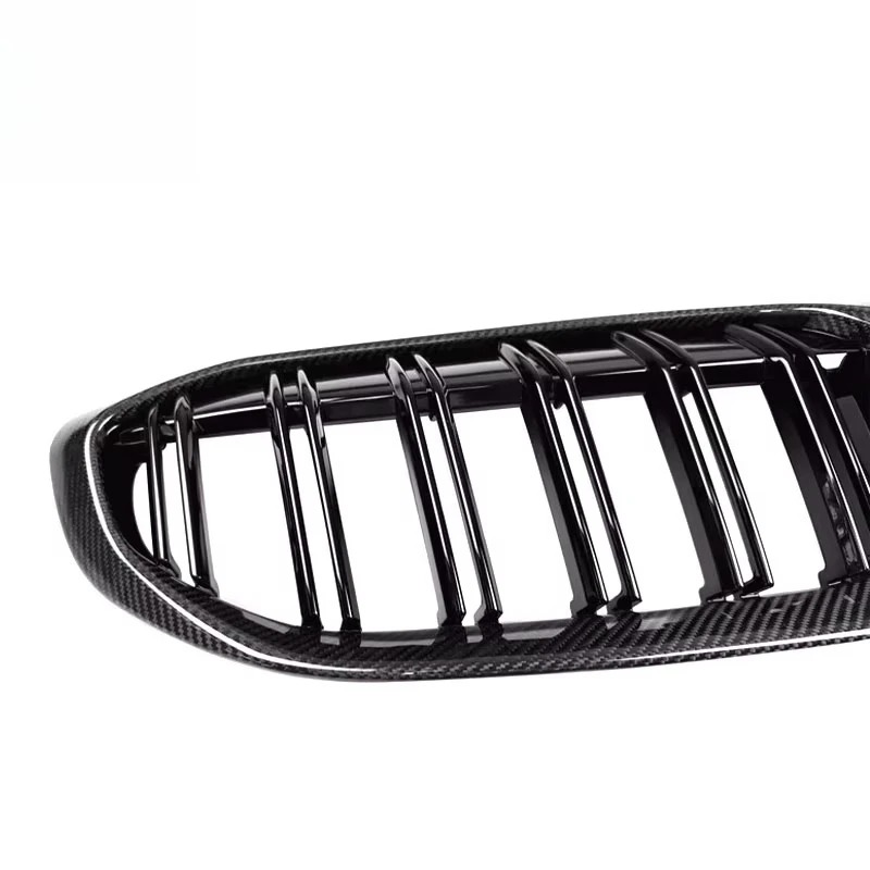 For  G20 G21 G28 320 325 330 340 Carbon Fiber Mesh Grille Front Bumper Grille Automotive External Accessories